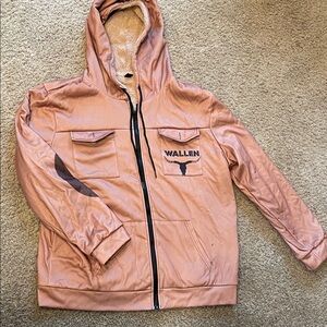 Wallen Hooded Jacket in Tan